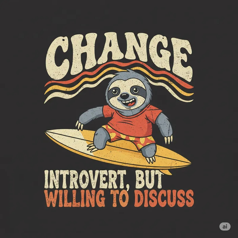 Sarcastic Quote Tshirt Designs Prompts for Grok - Image 2