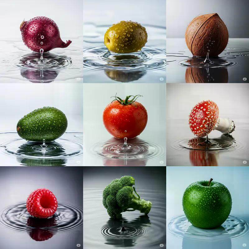 Fruits & Vegetables Designs Prompts for Grok - Image 5